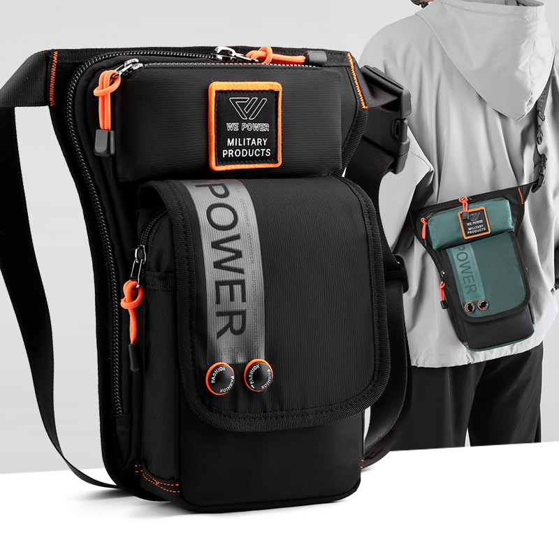 Motorcycle Gear Bag - Męska torba na nogę Fanny Waist