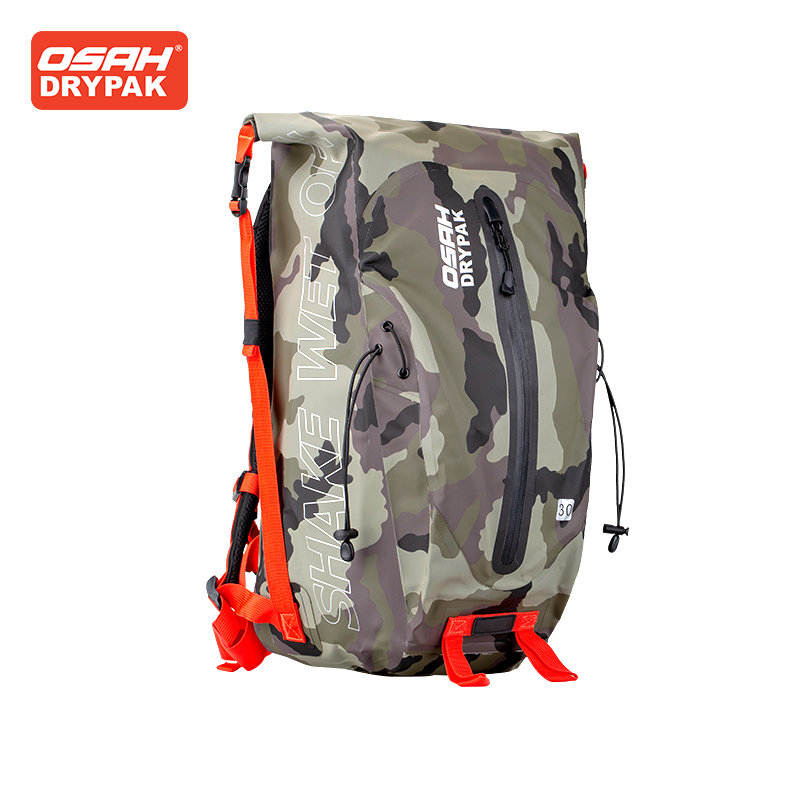 Motorcycle Gear Wardrobe - Torba motocyklowa OSAH Camouflage 30L Plecak