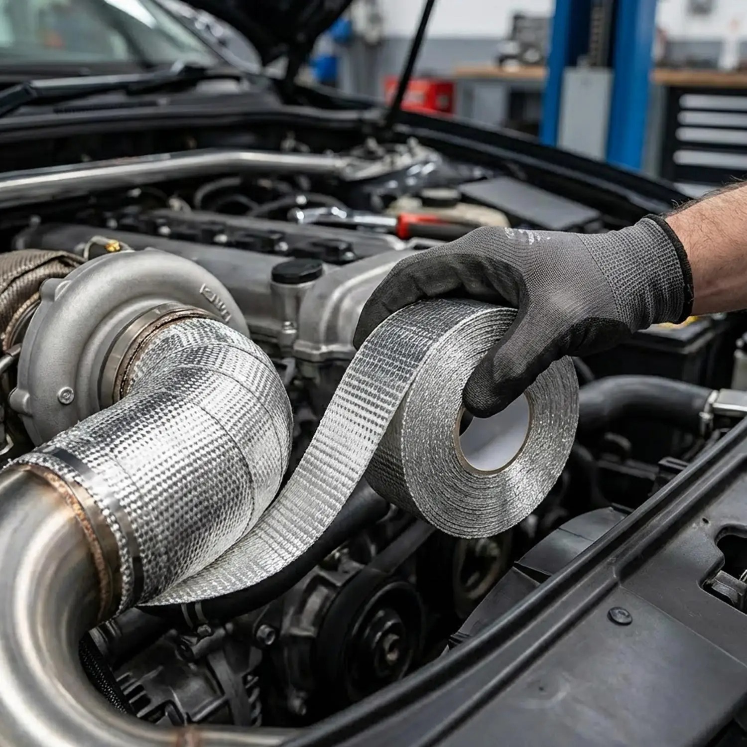 Taśma termoizolacyjna do tłumi – Exhaust Wrap Titanium recenzja i cena