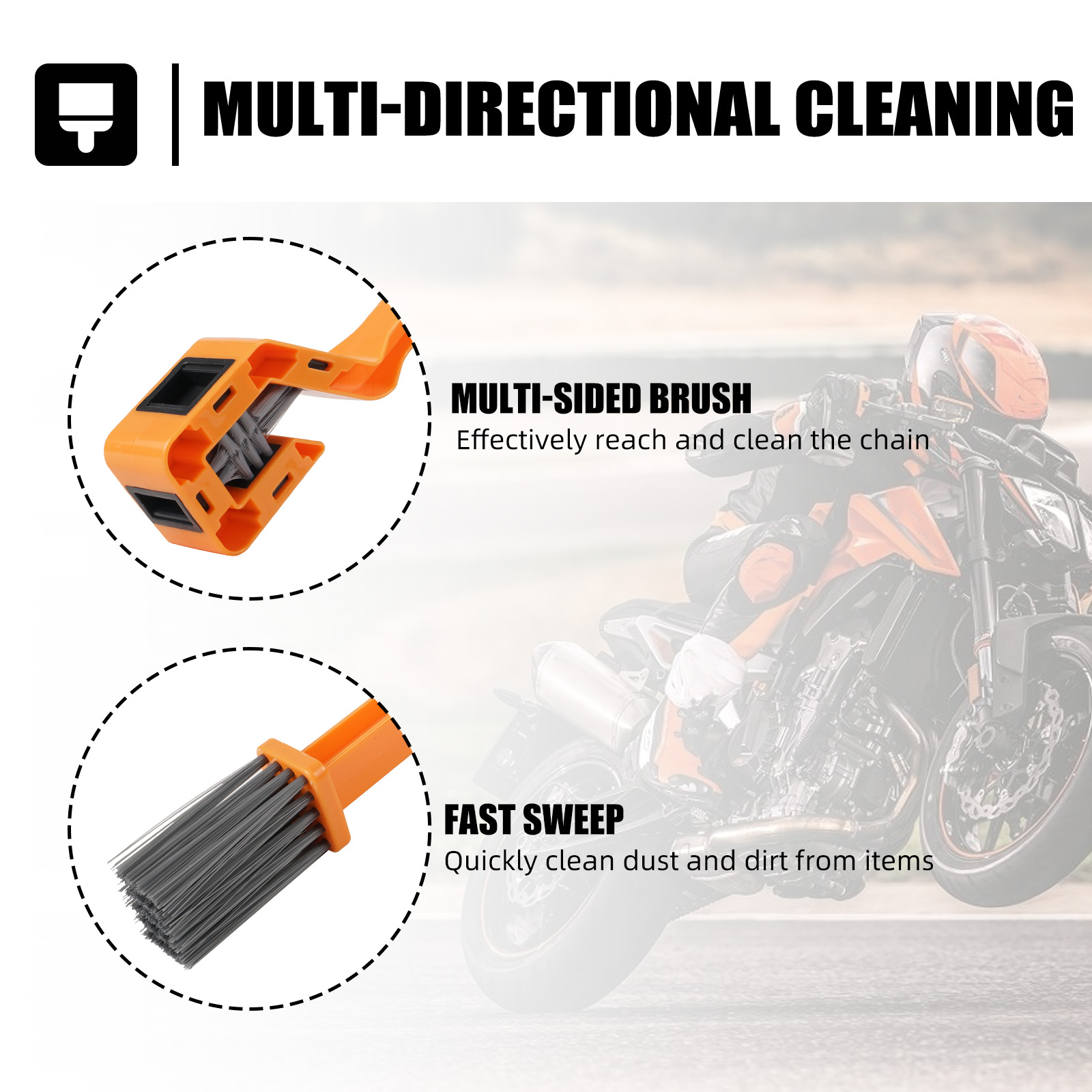 Uniwersalna szczotka do czyszc – Motorcycle Gear List recenzja i cena