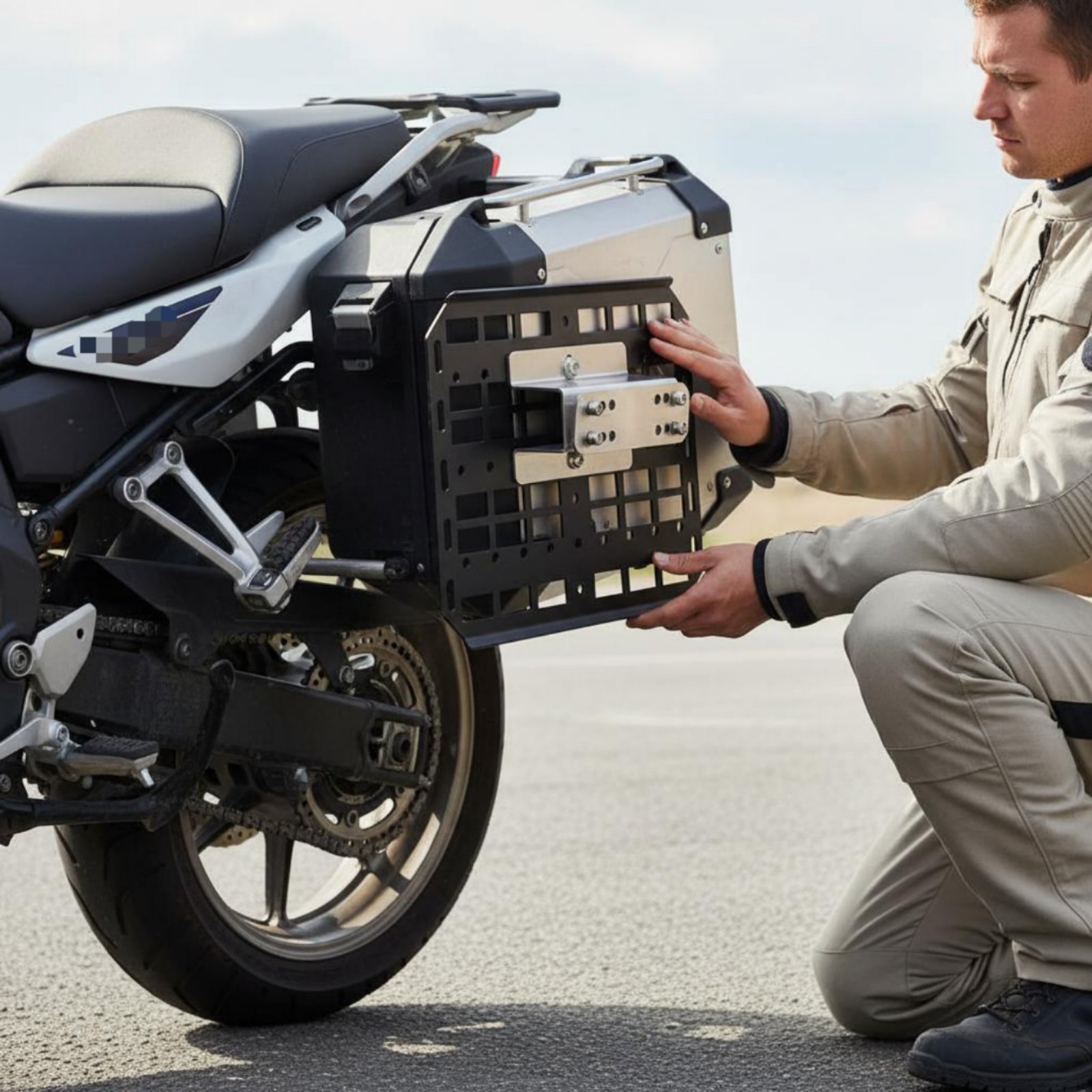 Stelaż boczny na torbę motocyk – Motorcycle Gear Bag recenzja i cena